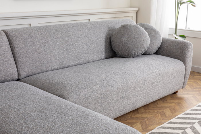 Atelier Del Sofa Eddy Corner (CHL-3R) - Gris claro